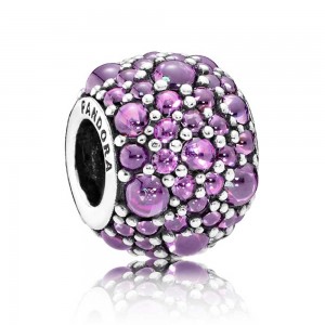 Pandora Charm Shimme Droplets Floral Cubic Zirconia Jewelry