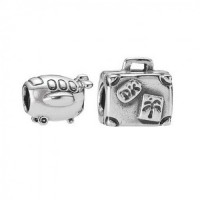 Pandora Charm Silver Frequent Flyer Travel Jewelry Pandora Charm Silver Frequent Flyer Travel Jewelry