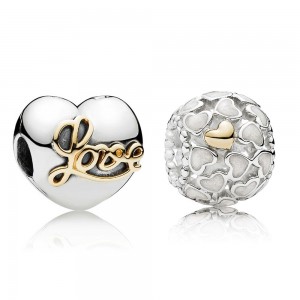 Pandora Charm Silver Subtle Love Jewelry