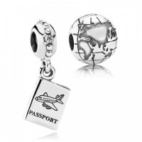 Pandora Charm Silver World Tour Travel Jewelry Pandora Charm Silver World Tour Travel Jewelry