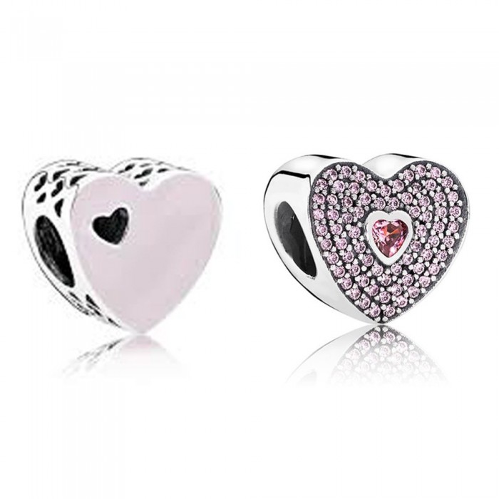 Pandora Charm Sweet Love Cubic Zirconia Jewelry