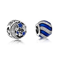 Pandora Charm Vintage Sky Cubic Zirconia Silver Jewelry Pandora Charm Vintage Sky Cubic Zirconia Silver Jewelry