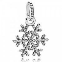 Pandora Necklace Snowflake Christmas Pendant G8687 Jewelry