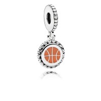 Pandora Necklace Basketball Dangle Mixed Enamel Jewelry Pandora Necklace Basketball Dangle Mixed Enamel Jewelry