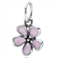 Pandora Necklace Cherry Blossom Flower Pendant 925 Silver Jewelry Pandora Necklace Cherry Blossom Flower Pendant 925 Silver Jewelry