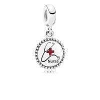 Pandora Necklace Nurse Dangle Mixed Enamel Jewelry Pandora Necklace Nurse Dangle Mixed Enamel Jewelry