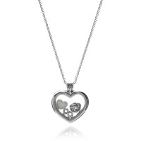 Pandora Necklace Petite Memories Floating Heart Finite Love Locket Jewelry Pandora Necklace Petite Memories Floating Heart Finite Love Locket Jewelry