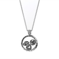 Pandora Necklace Petite Memories Medium Family Locket Jewelry Pandora Necklace Petite Memories Medium Family Locket Jewelry
