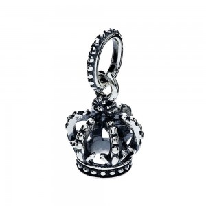 Pandora Necklace Silver Crown Dropper Fairytale Pendant Jewelry