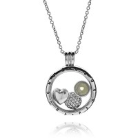 Pandora Necklace Silver June Petite Memories Birthstone Locket Silver Jewelry Pandora Necklace Silver June Petite Memories Birthstone Locket Silver Jewelry