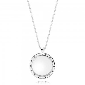 Pandora Necklace Silver Petite Memories Large Starry Locket Jewelry
