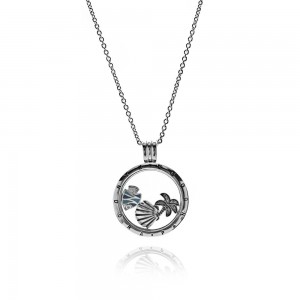 Pandora Necklace Tropical Paradise Summer Locket Jewelry