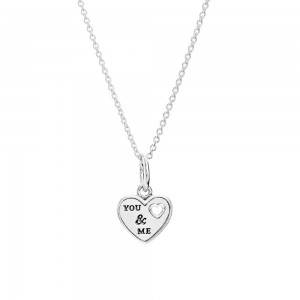 Pandora Necklace You And Me Love Pendant Jewelry