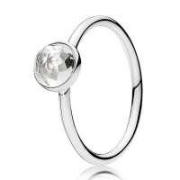 Pandora Ring April Birthstone Droplet Birthstone Jewelry Pandora Ring April Birthstone Droplet Birthstone Jewelry