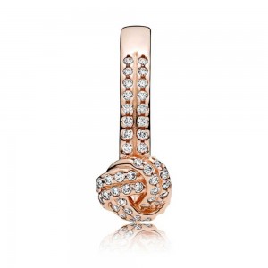 Pandora Ring Love Knot Rose Gold Jewelry