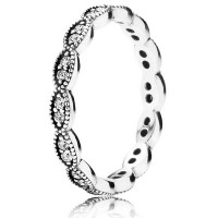 Pandora Ring Oval Leaves Band Jewelry Pandora Ring Oval Leaves Band Jewelry