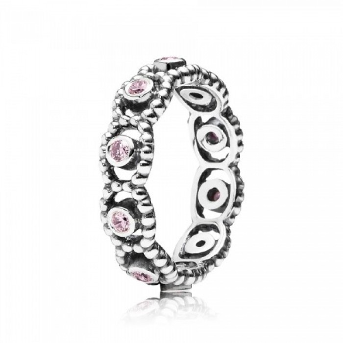 Pandora Ring Pink Romance Jewelry