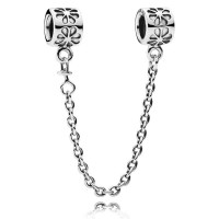 Pandora Safety Chains Flower Sterling Silver Jewelry Pandora Safety Chains Flower Sterling Silver Jewelry